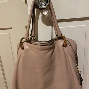 Beige small tote